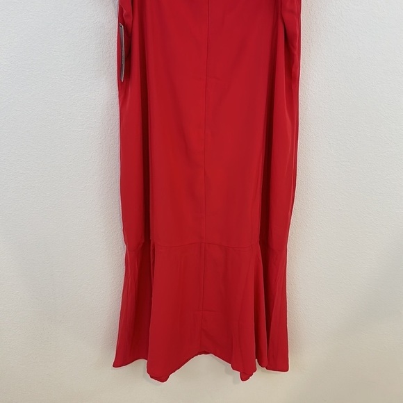 NWT Lulus Lovely Lilies Red Midi Dress - Picture 12 of 13